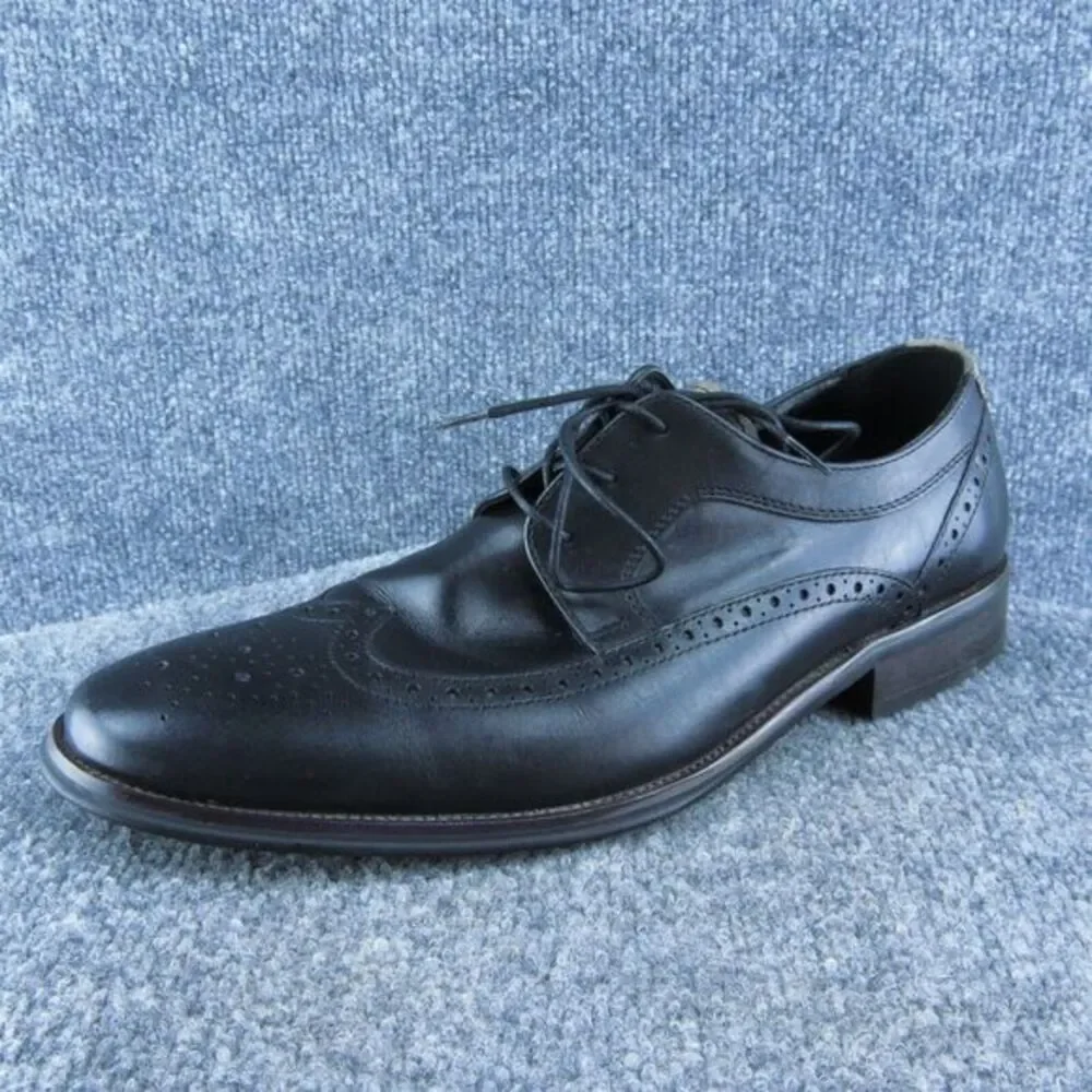 Aldo Derby‎ Wingtip Men Brogue Shoes Black Lace Up Size 10 Medium
